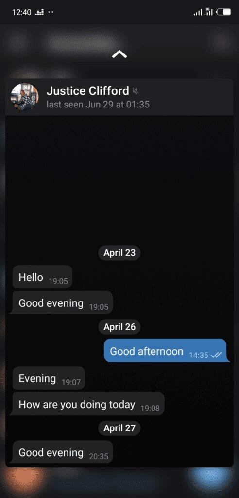 Preview messages / see messages without opening chat
